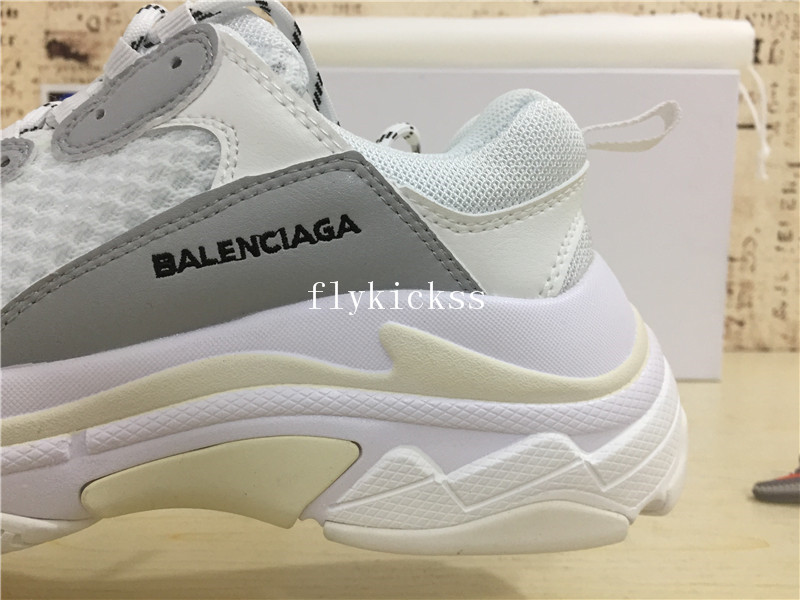 Balenciaga 2017 Fall Winter Triple-S Grey White